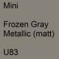 Preview: Mini, Frozen Gray Metallic (matt), U83.